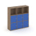 Стеллаж Locker Plus LK.K-003 1188x350x1203 (Дуб Аризона)