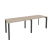 Рабочая станция на П-образном м/к Onix O.MP-RS-2.2.7 2360x720x750 (Тиквуд Темный/Белый Металл)