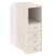 Тумба с подсветкой 4 ящика проходная, средняя Onix O.R-TV-4.S 436x767x1185 (Тиквуд Светлый)