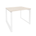 Стол рабочий на О-образном м/к Onix O.MO-SP-1.8 980x800x750 (Тиквуд Темный/Белый Металл)