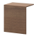 Накладка для стойки Ресепшн А-651 510x380x560 (Темный шимо)