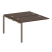 Проходной наборный элемент рабочей станции Metal System Style БП.ПРС-СП-2.2 1200x1475x750 (Дуб Наварра/Серый металл)