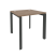 Стол рабочий на П-образном м/к Onix O.MP-SP-0.8 780x800x750 (Тиквуд Темный/Белый Металл)