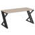 Стол рабочий VR.L-SRZ-4.7 1580x720x750 (Тиквуд Темный/Белый металл)