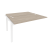 Наборный элемент рабочей станции на м/к Onix O.M-2.NRS-3.7 1380x1475x750 (Тиквуд Темный/Белый Металл)