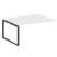 Проходной наборный элемент переговорного стола Metal System Style БО.ППРГ-4 1600x1235x750 (Дуб Наварра/Серый металл)