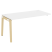 Наборный элемент рабочей станции на деревянных опорах Onix Wood OW.1.NRS-4.8 1580x800x750 (Тиквуд Светлый/Дуб Темный)