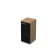 9ПЛ.023.4 Пенал низкий со стеклом (400x450x845), левый (Teakwood)