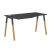 Стол эргономичный левый Forta FCT 1367 (L) 1580x733x900(670) (Дуб Гамильтон/Черный графит)