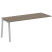 Проходной наборный элемент рабочей станции Metal System Style БА.ПРС-СП-1.5 1800x720x750 (Дуб Наварра/Серый металл)