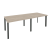 Стол переговорный Onix O.MP-PRG-2.2 2360x980x750 (Тиквуд Темный/Белый Металл)
