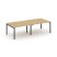 Стол переговорный SN-5P.SPRG-044.3 (3160х1180х750) (Тиквуд Светлый/Металл Антрацит)
