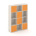 Стеллаж Locker Plus LK.K-006 1188x350x1593 (Дуб Аризона)