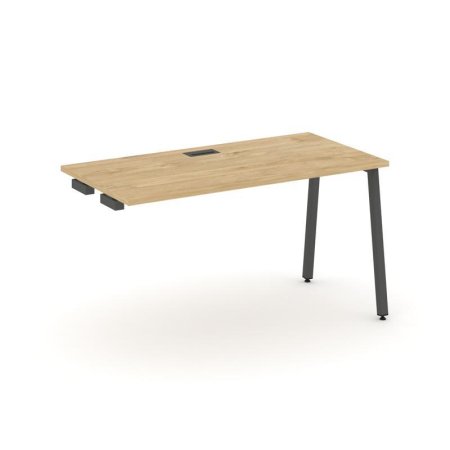 Стол-приставка к опорным элементам SN-4A.OPRS-014 (1580х700х750) (Тиквуд Светлый/Металл Антрацит)