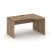 Стол рабочий эргономичный SN-D.SPA-011(R) (1380х700/980х750) (Тиквуд Светлый/Антрацит)