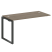 Проходной наборный элемент рабочей станции Metal System Style БО.ПРС-СП-1.3 1400x720x750 (Дуб Наварра/Серый металл)