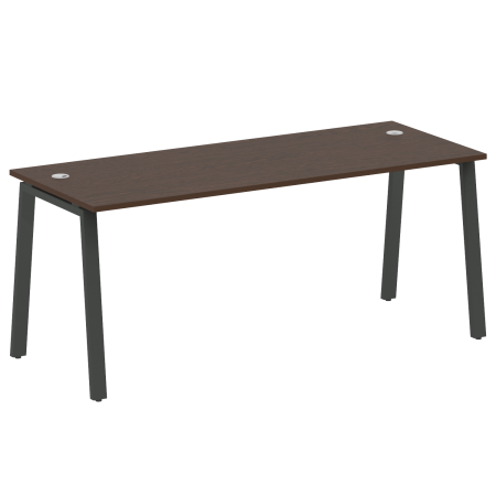 Стол письменный Metal System Style БА.СП-5 1800x720x750 (Венге Цаво/Антрацит металл)