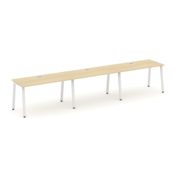 Рабочая станция 1 сторонняя SN-6A.ORS-031 (2940х600х750) (Акация Лорка/Металл Белый)