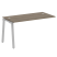 Проходной наборный элемент рабочей станции Metal System Style БА.ПРС-СП-1.3 1400x720x750 (Дуб Наварра/Серый металл)