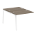 Проходной наборный элемент рабочей станции Metal System Style БА.ПРС-СП-2.1 1000x1475x750 (Дуб Наварра/Серый металл)