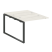 Проходной наборный элемент рабочей станции Metal System Style БО.ПРС-СП-2.1 1000x1475x750 (Дуб Наварра/Серый металл)