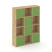 Стеллаж Locker Plus LK.K-006 1188x350x1593 (Дуб Аризона)