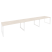 Рабочая станция на О-образном м/к Onix O.MO-RS-3.4.8 4740x800x750 (Тиквуд Темный/Белый Металл)