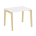 Стол рабочий на деревянных опорах Onix Wood OW.SP-1.8 980x800x750 (Тиквуд Светлый/Дуб Темный)