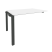 Наборный элемент рабочей станции на П-образном м/к Onix O.MP-1.NRS-2.8 1180x800x750 (Тиквуд Темный/Белый Металл)