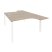 Рабочая станция на П-образном м/к Onix O.MP-D.SA-3 1380x2395x750 (Тиквуд Темный/Белый Металл)