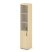 Шкаф высокий узкий SN.STU-102(L) (400х400х1982) (Антрацит/Тиквуд Светлый/Прозрачный)