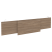 Царга стола руководителя Onix O.M-CSR-6 1740x450x54 (Дуб Аттик/Белый)