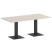 Стол прямоугольный VR.SP-5-180.2 1800x900x750 (Серый/Белый Металл)