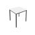 Стол письменный на металлокаркасе Slim С.СП-2 780x720x750 (Серый/Антрацит металл)