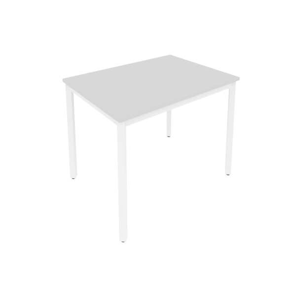 Стол письменный на металлокаркасе Slim С.СП-3 980x720x750 (Серый/Белый металл)