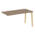 Стол-приставка к опорным элементам на деревянных опорах Onix Wood OW.SPR-3.7 1380x720x750 (Тиквуд Светлый/Дуб Темный)