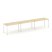 Рабочая станция 1 сторонняя SN-4P.ORS-031 (2940х600х750) (Тиквуд Светлый/Металл Антрацит)