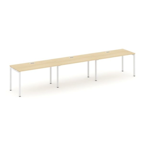 Рабочая станция 1 сторонняя SN-4P.ORS-051 (2940х800х750) (Акация Лорка/Металл Белый)