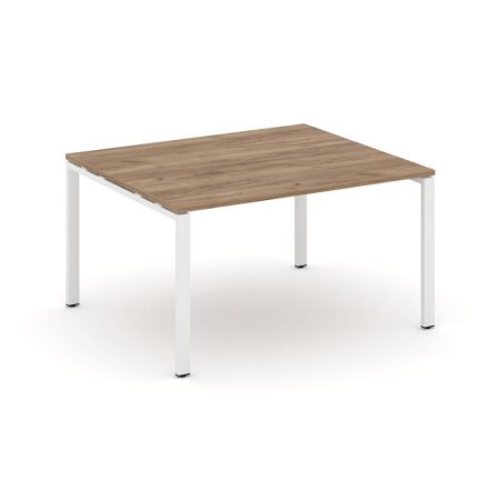 Стол переговорный SN-6P.SPRG-033.3 (1380х1180х750) (Дуб Табак/Металл Белый)