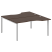 Рабочая станция криволинейная Metal System Style БП.РАС-СА-2.1 1600x1835x750 (Дуб Наварра/Серый металл)