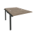 Наборный элемент рабочей станции на м/к Onix O.M-2.NRS-1.8 980x1635x750 (Тиквуд Темный/Белый Металл)