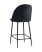 Стул полубарный Марсель велюр черный (Стул полубарный Марсель черный)