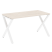 Стол рабочий VR.L-SRX-3.7 1380x720x750 (Тиквуд Темный/Белый металл)