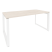 Стол рабочий на О-образном м/к Onix O.MO-SP-4.8 1580x800x750 (Тиквуд Темный/Белый Металл)