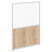 Перегородка комбинированная 1600 Rand RP160SG120 1200x22x1600 (Дуб Сонома светлый)
