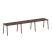 Рабочая станция на 3 рабочих места на А-образном м/к Metal System Style БА.СМ-3.2 3600x720x750 (Дуб наварра/Серый металл)