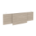 Царга стола руководителя Onix O.M-CSR-4 1340x450x54 (Дуб Аттик/Белый)