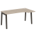 Стол эргономичный правый на деревянных опорах Onix Wood OW.SA-1R 1580x980x750 (Тиквуд Светлый/Дуб Темный)