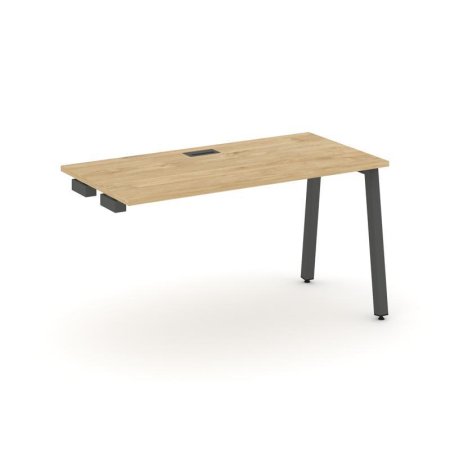 Стол-приставка к опорным элементам SN-5A.OPRS-023 (1380х800х750) (Тиквуд Светлый/Металл Антрацит)