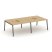 Рабочая станция 2-х сторонняя SN-4A.DRS-031 (1960х1232х750) (Тиквуд Светлый/Металл Антрацит)